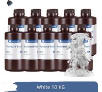 Anycubic Résine UV 405nm, capacité 10KG, compatible avec les imprimantes LCD, 10KG Blanc