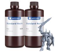 ANYCUBIC Standard Resin, imprimante 3D LCD Resine, résine standard pour l'impression 3D (Gris+Gris, 1000g*2)