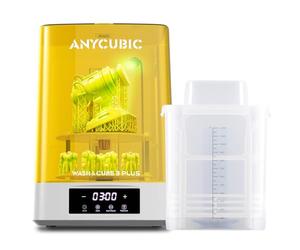 ANYCUBIC Wash and Cure 3 Plus avec éclairage du col de Cygne, Design à Double Couche et économie d'IPA, pour Imprimante 3D Photon Mono 4 Series/M7/M7 Pro/X 6Ks/Mars 4/Saturn Series,228x128x260mm