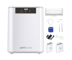 ANYCUBIC Wash Cure 3 Max Ultra-Large Tout en un Wash and Cure Machine, Taille Maximale de Wash et de Cure Jusqu'à 305*165*300 mm, Compatible avec l'imprimante 3D Résine Photon Mono/Mars/Saturn Séries