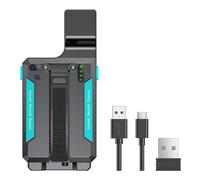 Anyeast Scanner de codes-barres Bluetooth 1D 2D avec clip arrière portable, filaire USB et scanner de code QR sans fil 2,4 G compatible avec UPC ISBN Inventory Lecteur de codes-barres PDF417 Data