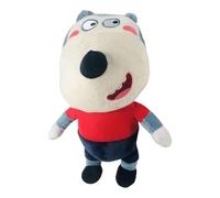 Anyhot Peluche Loup Wolfoo, Doudou réaliste - Adorable poupée en Peluche pour Enfant - Mignon et Moelleux - Petit Loup - Cadeau d'anniversaire Parfait (30 cm)