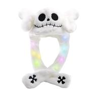 Anyingkai Bonnet Oreille qui Bouge LED,Bonnet Oreilles qui Bougent Enfant,Bonnet Avec Oreille qui Bouge,Bonnet Stitch Oreille qui Bouge,Fille Drôle en Peluche Oreille Animal Chapeau Cadeau
