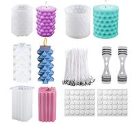 Anyingkai Moule Bougie Silicone Cube,Moule 3d cube boule silicone,Moulle a Bougies Silicone,Diy Bougies Moule,Moule 3d Bougie,Moule pour bougie,Moule silicone bougie (4)