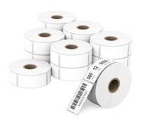 Anylab Étiquettes multi-usages compatibles Dymo 1 X 2-1/8 inch (12 Rolls)