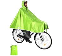 ANYOO Poncho de pluie imperméable portable léger avec capuche pour vélo, cape de pluie compacte réutilisable unisexe pour la randonnée, le camping, les activités en plein air