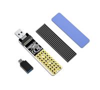 ANYOYO Boîtier SSD M.2 NVMe 10 Gbps USB 3.2 Gen 2 Boîtier SSD pour NVMe PCIe M-Key /B+M Key Adaptateur NVMe USB pour USB 3.2sans Outil M2 SSD Adaptateur USB C vers USB pour SSD 2242/2260/2280