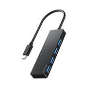 ANYPLUS Adaptateur USB C vers USB, 4 Ports USB 3.0 Hub 5Gbps Adaptateur USB C Hub Multiport USB Compatible Surface, XPS, Flash Drive, Mobile HDD