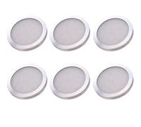 ANYPOWK Lampe de Placard LED 12V Encastrée avec Adaptateur, Eclairage LED Cuisine, Spot Encastrable pour Cabinet Cuisine, Lumière pour Cabinet/Vitrine, 4500K Blanc Neutre 2,5W 250 Lumens, Lot de 6