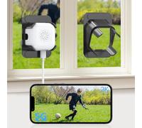ANYQOO Caméra de sécurité 3 MP 2K,caméra de sécurité pour fenêtre intérieur/extérieur pour la Maison,Vision Nocturne Couleur ChroMax AI,détection de Mouvement,WiFi 2,4 GHz et 5 GHz,Enregistrement