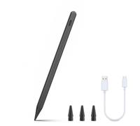 ANYQOO Stylet pour iPad 2018-2026, Rejet de Paume, Charge Rapide USB-C