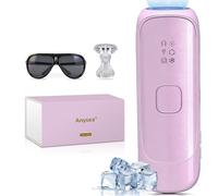Anysea Epilateur Lumiere Pulsee avec Fonction de Saphir-Refroidissement：Lumiere Pulsee Epilateur avec 3 Modes, Flash Continu Automatique, Lumiere Pulsee Maison pour Visage, Aisselles, Tout le Corps