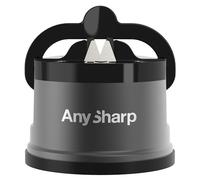 AnySharp Pro Aiguiseur Couteaux (Métal) avec Ventouse, Gris Bronze