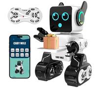 anysun Jouet Robot pour Enfants, Robots RC Intelligents avec Tactile, Application et Télécommande, Jouet Robot Programmable, Marche, Danse, Chant, Conversation, pour Garçons Filles