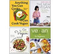 Anything You Can Cook, I Can Cook Vegan [Hardcover], The New Vegan, Vegan Cookbook For Beginners, Go Lean Vegan 4 Books Collection Set - Christine Bailey