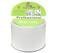 Anytrox Ruban à Mailles en Fibre de Verre, Jonction en Fibre de Verre Auto-Adhésive Haute Résistance et Rouleau de Tissu de Ruban de Plâtrage pour Remplissage Fissures et Réparation Joints（9cmx30m）