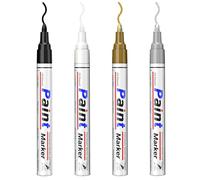 ANYUKE Les stylos marqueurs en lot de 4 sont des stylos de marquage permanents et résistants à l'eau, avec une pointe de 2 à 3 millimètres, à séchage rapide et utilisables sur de nombreuses surfaces.