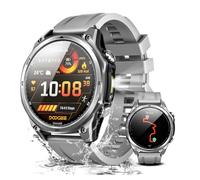 Anywise W1 AI Montre Connectée Homme, 5ATM Dual-Band GPS Tactical Watch,1,43'' AMOLED Screen, 170+ Modes Sport, Appel Bluetooth,18 Days Battery,LED Flashlight,Compass,pour Android/iOS,3 Strap