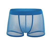 ANYY sous-VêTements pour Hommes - Boxer Slip Stripe Transparent Culotte à Maille Erotique Sexy Transparent Lingerie Translucide Comfortable Strings Slip