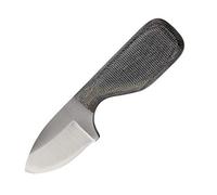Anza AZBUM Couteau d'extérieur avec Manche en micarta Noir 5,7 cm