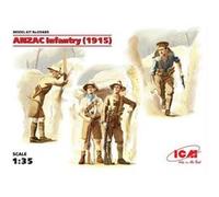 Anzac Infantry 1915 - 1:35e - Icm Multicolore G