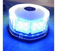 Anzene 32 LED 32W Haute Puissance Magnétique Toit Clignotant D'urgence Police Avertissement Attention Stroboscopique Lumière pour Voiture Camion Véhicule (blanc)