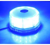 Anzene 32 LED 32W Haute Puissance Magnétique Toit Clignotant D'urgence Police Avertissement Attention Stroboscopique Lumière pour Voiture Camion Véhicule (bleu)