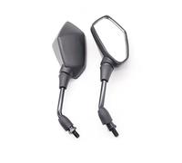 Anzene Le rétroviseur universel de moto adapte pour toutes les motos avec le fil 10MM 2pcs