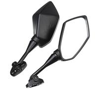 Anzene Rétroviseur d'aile Side Rétroviseurs pour Moto, 1 Pair Universel Moto Pentagonal Diamond Rétroviseur