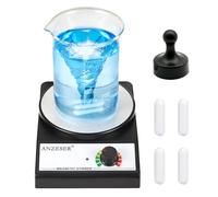 ANZESER Agitateur Magnétique de Laboratoire 3500 tr/min, Capacité d'agitation maximale : 3000ml, Type d'agitation
