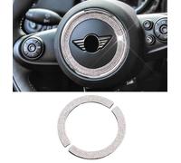 ANZHENGRQ Anneau de décoration pour emblème de Volant de Voiture,Bling Bling Logo de Volant DIY Diamond Sticker, pour Mini Cooper F56 R56 Countryman Clubman