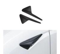 ANZHENGRQ Cache Décoratif de la Caméra Extérieure Latérale, Protection des Clignotants, pour Tesla Model 3/Y 2017-2023,2-Matte Black