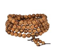 JIIUZUO Bracelet de perles mala 108 8 mm en bois de santal élastique