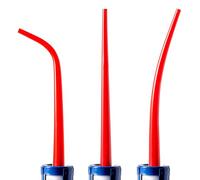 ANZHUO Lot de 3 tubes d'extension de buse de calfeutrage, buse d'extension de calfeutrage (3 pièces - 1, une droite et deux coudes)