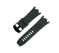 ANZOAT Bracelet AP pour Audemars et Piguet Belt 15710/15703 Not Qucik Release 28 mm Nature Fluor Soft FKM Rubber Bracelet Accessoires Bracelet de montre, 28MM, Agate
