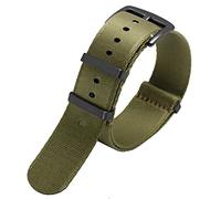 ANZOAT Bracelet de montre de rechange en nylon pour montre Seiko Mido 007 James Bond 20 mm 22 mm, 22mm, Agate