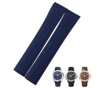 ANZOAT Bracelet de montre en caoutchouc avec épingle en métal de 21 mm pour bracelets PATEK 5167A 5167R Aquanaut, Philippe PP marron étanche, 21mm, Agate
