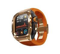 ANZOAT Kit de modification de bracelet de montre en acier inoxydable et métal pour Apple Watch Ultra 2/Ultra 1/49 mm Series, 49mm, Acétate, Pas de pierre précieuse