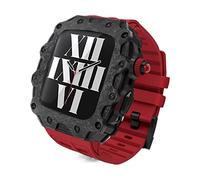 ANZOAT Kit de modification de bracelet en silicone pour Apple Watch 45 mm 44 mm Series 9 8 7 6 5 4 SE Watch
