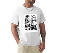 AO DA XIONG Free Baby 3 from Hell Horror Movie Devil's Rejects Corpses Zombie T-Shirt Mens Graphic T-Shirts Funny T Shirt Men White S