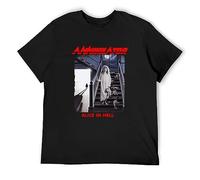 AO DA XIONG Men's Annihilator Alice in Hell 1989 Album Cover T-Shirt Black XL