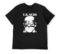 AO DA XIONG Men's Another Kind of Blues by UK Subs T-Shirts Black M
