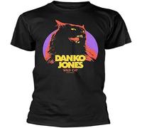 AO DA XIONG Men's Danko Jones 'Wild Cat' T Shirt Black L