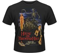 AO DA XIONG Men's House on Haunted Hill Plan 9 - House on Haunted Hill Horror Halloween Black T-Shirts Black XL
