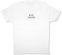 AO DA XIONG Men's NBHD The Neighbourhood R.I.P. Rip Youth T Shirt White XXL