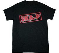 AO DA XIONG Men's Ska-P Logo T Shirt Ska Punk Skacore Talco Boikot Skalariak The Locos Black S