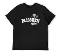 AO DA XIONG Men's Snake Plissken - Escape from New York, La, Kurt Russel 80'S Movie Casual T Shirt Print Tops Black M