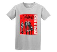 AO DA XIONG Men's Yardbirds Shapes of Things The Yardbirds Cotton T Shirt Gray M
