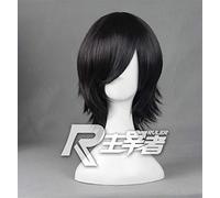 Ao no Blue Exorcist Okumura Rin noir cheveux courts résistants à la chaleur Okumura Rin Perucas Cosplay Costume perruque KUZZ3919