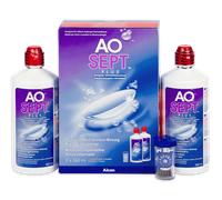 Aosept Plus Solution d'entretien pour lentilles, Emballage double, 2 x 360 ml